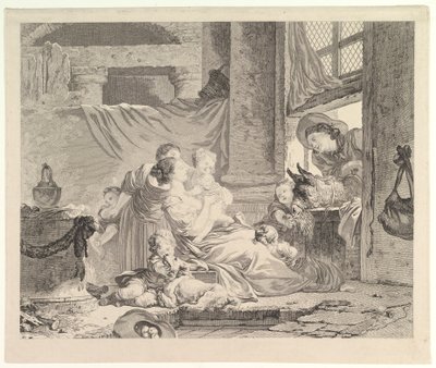 La famille du fermier - Antoine Louis Romanet