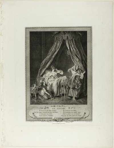 Rising, from Monument du Costume Physique et Moral de la fin du Dix-huitième siècle - Antoine Louis Romanet