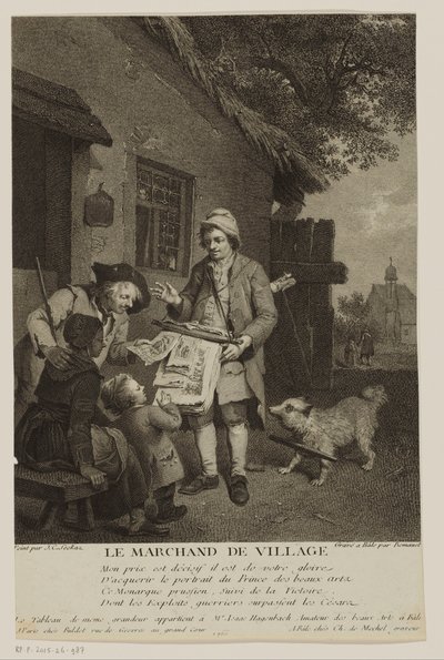 Le Marchand de Village - Antoine Louis Romanet