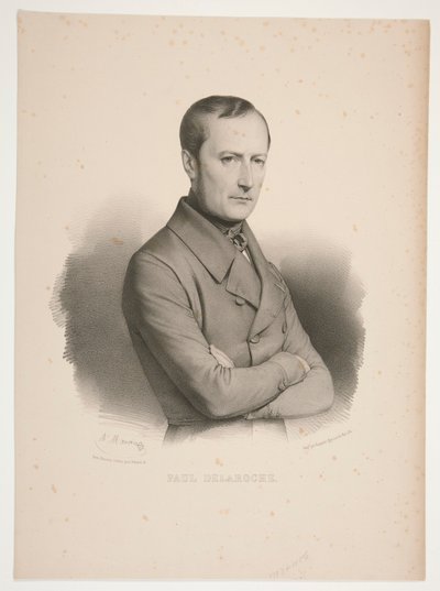 Portrait de Paul Delaroche - Antoine Maurin