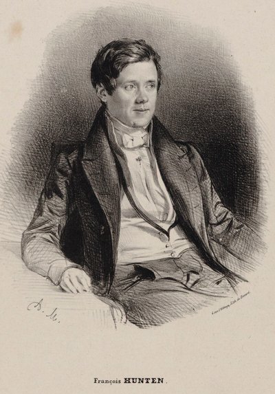 Portrait du pianiste et compositeur Franz Hünten - Antoine Maurin