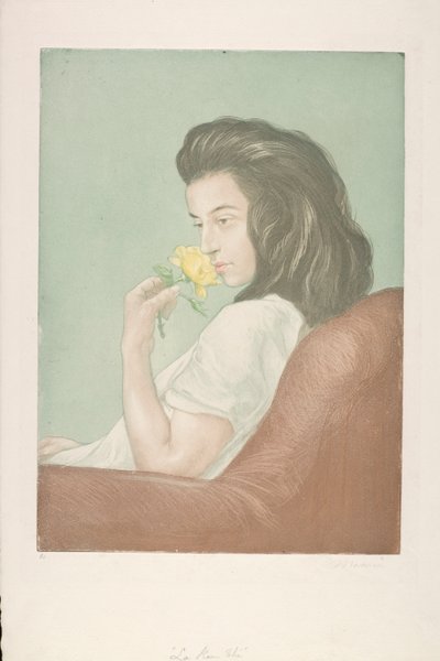 La rose thé, vers 1900 - Antoine Maurin