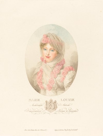 Marie-Louise, Impératrice des Français - Antoine Maxime Monsaldy after Jean Baptiste Isabey