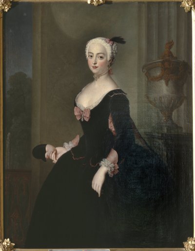 Portrait de la comtesse Anna Elisabeth von der Schulenburg - Antoine Pesne