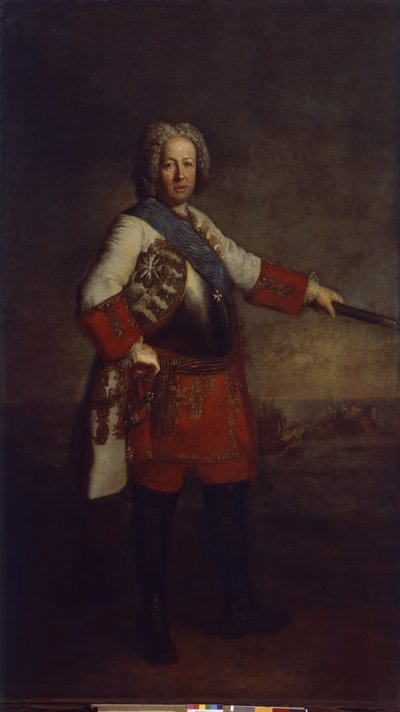 Comte Friedrich Heinrich von Seckendorf, 1720 - Antoine Pesne