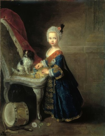 Frédéric II, prince héritier avec ordre - Antoine Pesne