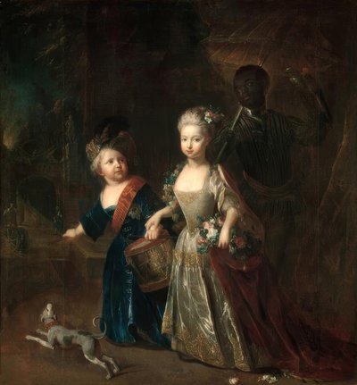 Friedrich le Grand et Wilhelmine - Antoine Pesne