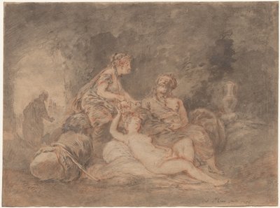 Loth et ses filles, 1756 - Antoine Pesne