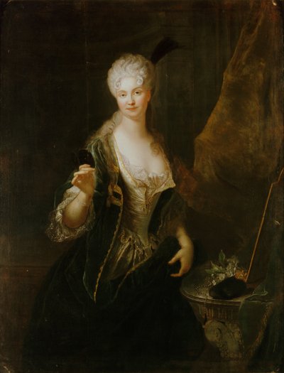 Portrait de Dorothea Luise de Wittenhorst-Sonsfeld 1681-1746 - Antoine Pesne