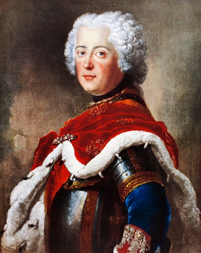 Portrait de Frédéric II de Hohenzollern, connu sous le nom de Frédéric le Grand (Berlin) - Antoine Pesne