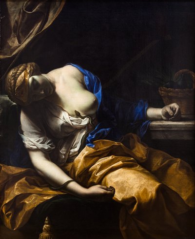 La mort de Cléopâtre (huile sur toile) - Antoine Rivalz