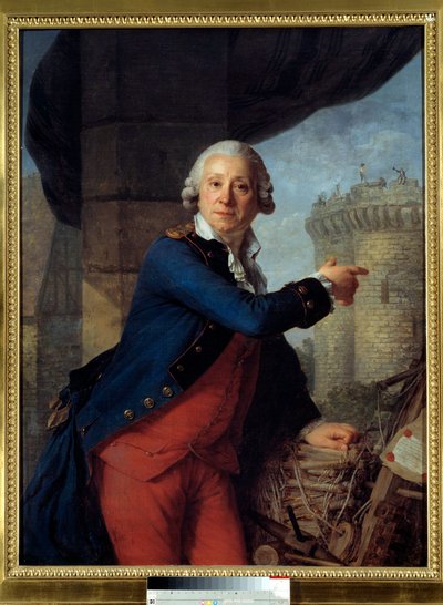 Portrait de Jean Henri Masers, Chevalier de Latude (1725-1805) - Antoine Vestier