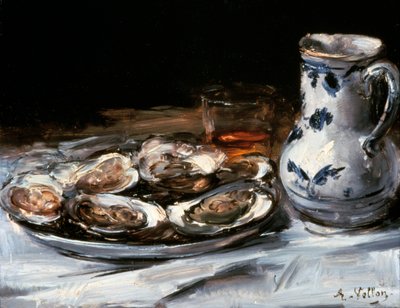 Nature morte avec huîtres, 19e siècle - Antoine Vollon