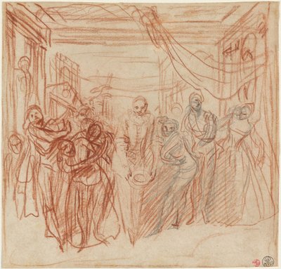 Comédiens Italiens Saluant - Antoine Watteau