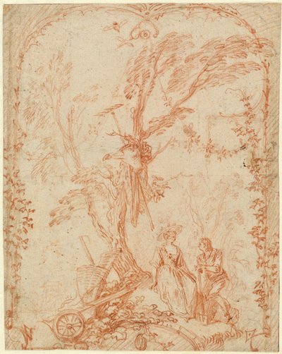 Le jardinier galant - Antoine Watteau