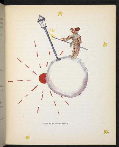 Je fais un travail terrible, illustration du Lamplighter de 