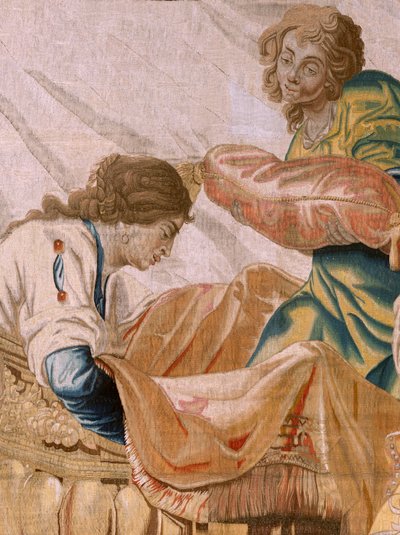 Série Histoire de Thésée. Bacchus prend Ariane pour épouse. Neuvième tapisserie de la série - Antoine or Anthonis Sallaert