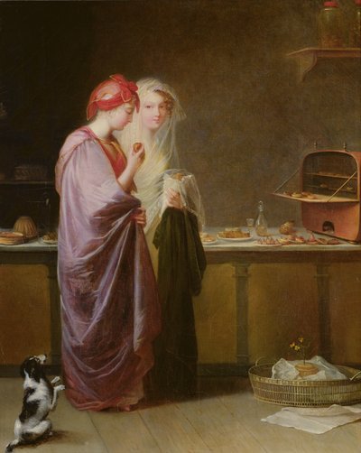 Deux belles dames, c.1810-40 - Antoinette Cecile Hortense Lescot Haudebourt