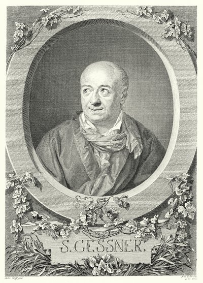 Salomon Gessner, peintre et poète suisse - Anton (after) Graff