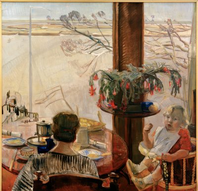 Sur la terrasse - Anton Albers d. J.