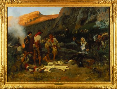 Don Quichotte et les chevriers, 1870 - Anton Alexander von Werner