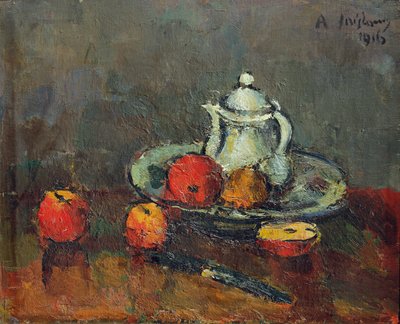 Nature morte aux pommes - Anton Faistauer