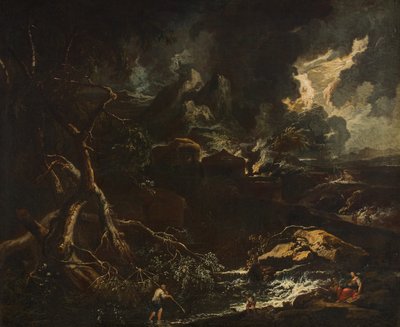 Paysage orageux - Anton Faistenberger