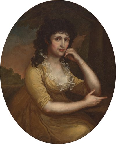 Allemand : Bildnis Dorota Czartoryska, geb. Jabłonowska Portrait de Dorota Czartoryska née Jabłonowska - Anton Graff