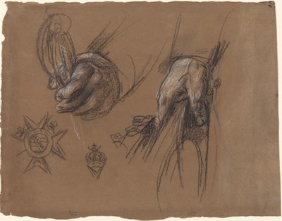 Mains tenant une épée et un tricorne - Anton Graff