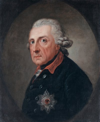 Portrait de Frédéric II de Prusse 1712-1786, 1781-1783 - Anton Graff