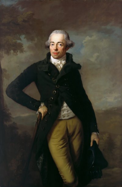 Portrait de Henri XIV 1749-1799, Prince de Reuss, 1789 - Anton Graff
