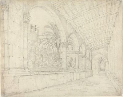 Le cloître de Santa Maria di Gesù à Palerme - Anton Hallmann
