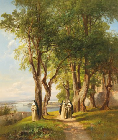 Dans le jardin de la nonnerie - Anton Hansch