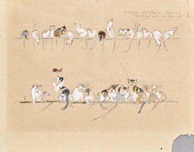 Souris et chats - Anton Hartinger