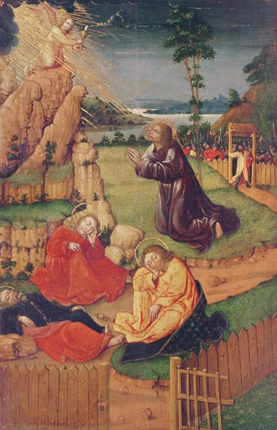 Jésus dans le jardin des Oliviers, des Scènes de la vie du Christ - Anton Henkel