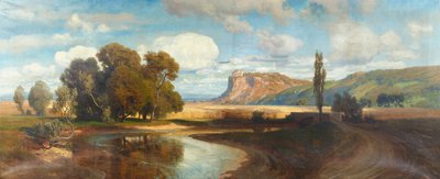 Château de Devín (Theben) sur le Danube - Anton Hlavacek