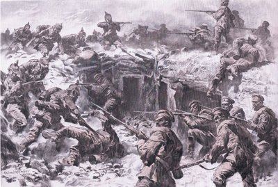 La défaite du corps des grenadiers de Moscou par les troupes silésiennes, prussiennes et impériales allemandes, de L