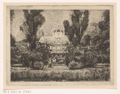 Arrière du Palais Huis ten Bosch à La Haye - Anton L. Koster
