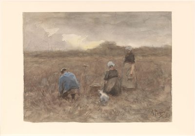 Ramasseurs de pommes de terre - Anton Mauve