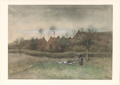 Champ de blanchiment - Anton Mauve