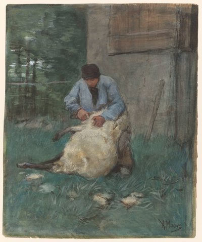 Tondeur de moutons - Anton Mauve