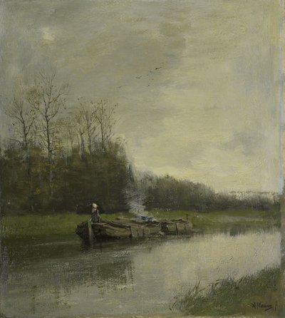 Trekvaart - Anton Mauve