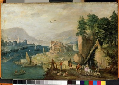 Village près des montagnes - Anton Mirou