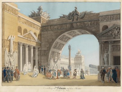 Décor de scène pour l