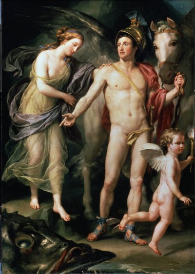 Andromède et Persée tenant son mont Pégase - Anton Raphael Mengs