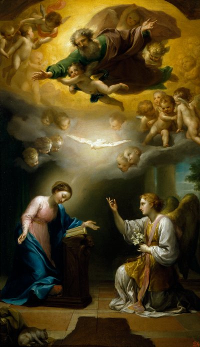 Annonciation, par Anton Raphael Mengs, vers 1767 - Anton Raphael Mengs