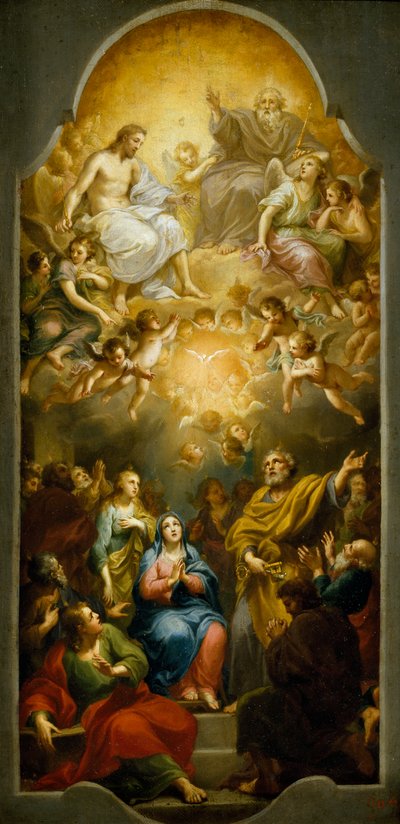 La descente du Saint-Esprit - Anton Raphael Mengs