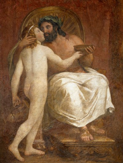 Jupiter embrassant Ganymède - Anton Raphael Mengs