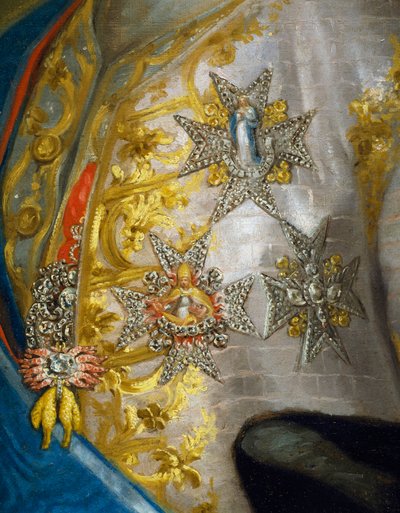 Portrait de Don Luis Antonio Jaime de Bourbon, par Anton Raphael Mengs (détail), vers 1774 - Anton Raphael Mengs