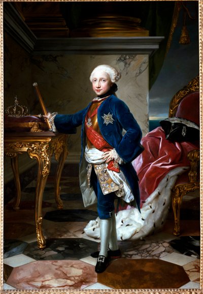 Portrait de Ferdinand Ier de Bourbon ou Ferdinand IV, roi de Naples, à l